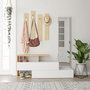 Hanah Home Ramda - Oak Hall Stand Blanco y Roble